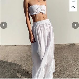 Princess Polly Oliver Maxi Set White NWT Size 2